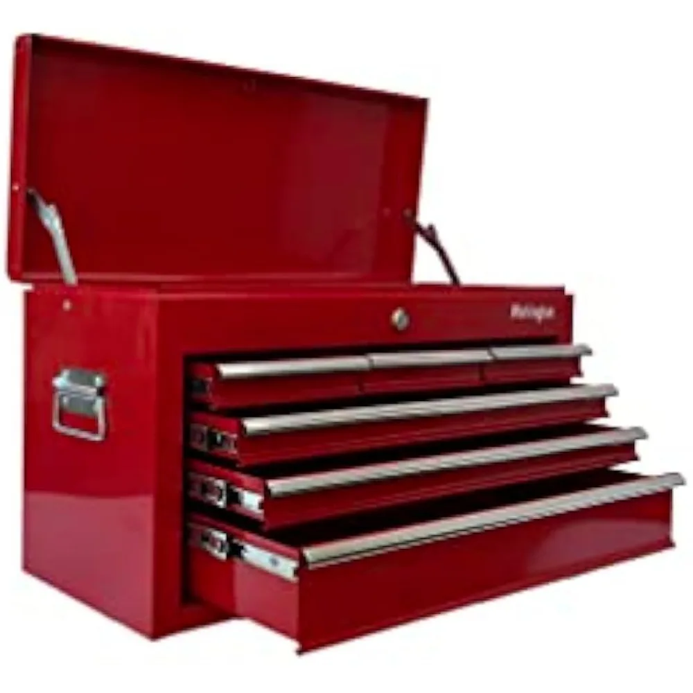 Workington Portable Metal Tool Chest with 6 Drawers, 24" 6-Drawer Tool Chest Cabinet with Ball Bearing Drawer Slides, Steel Tool 4