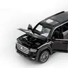 1/32 TOYOTA Land Cruiser LC300 SUV Miniature Diecast Toy Car Model Sound & Light Doors Openable Collection Gift For Boy Children 5