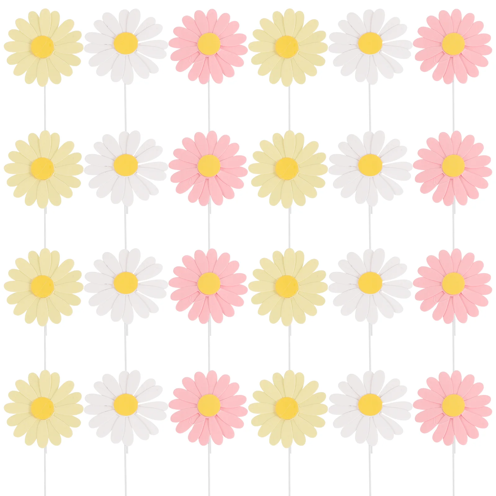 

Daisy Cupcake Toppers Cake Pick Flower Cake Topper Daisy Flower Cake Picks Birthday Cake Picks Daisy Flower Cake Toppers