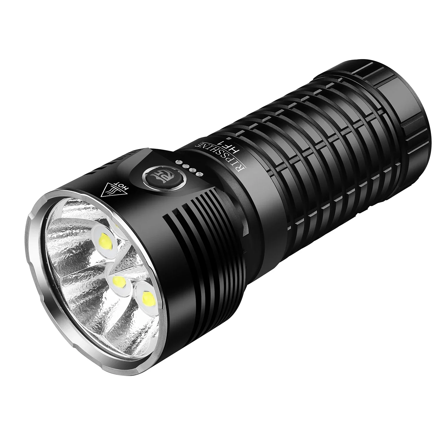 Ripsshine HF1 20000LM ハイパワーLED懐中電灯 ファン冷却付き LED