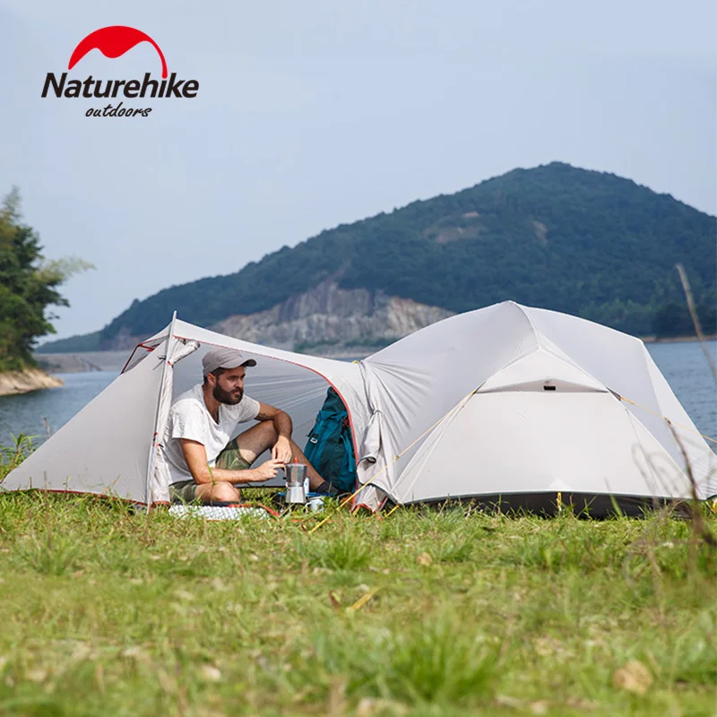 Naturehike Mongar Tent 2 Person Ultralight Professional Waterproof & Windproof for Camping Backpack