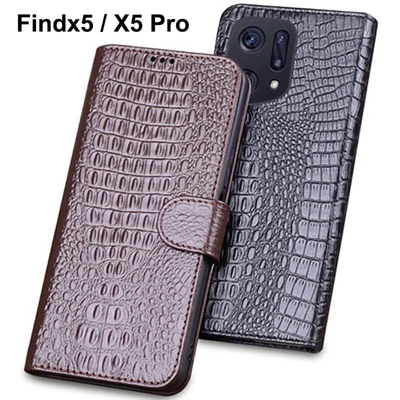 

Case For OPPO Find x5 phone case Luxury leather cover For OPPO Find X 5 Pro flip Genuine Leather cases X5PRO