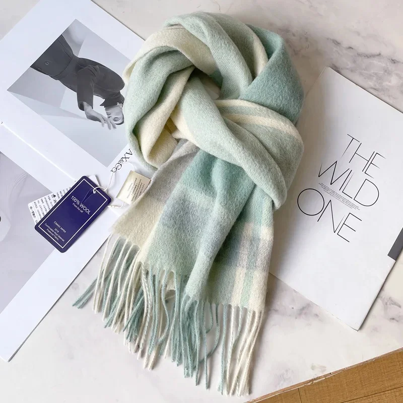 14 vanilla green plaid-no gift box