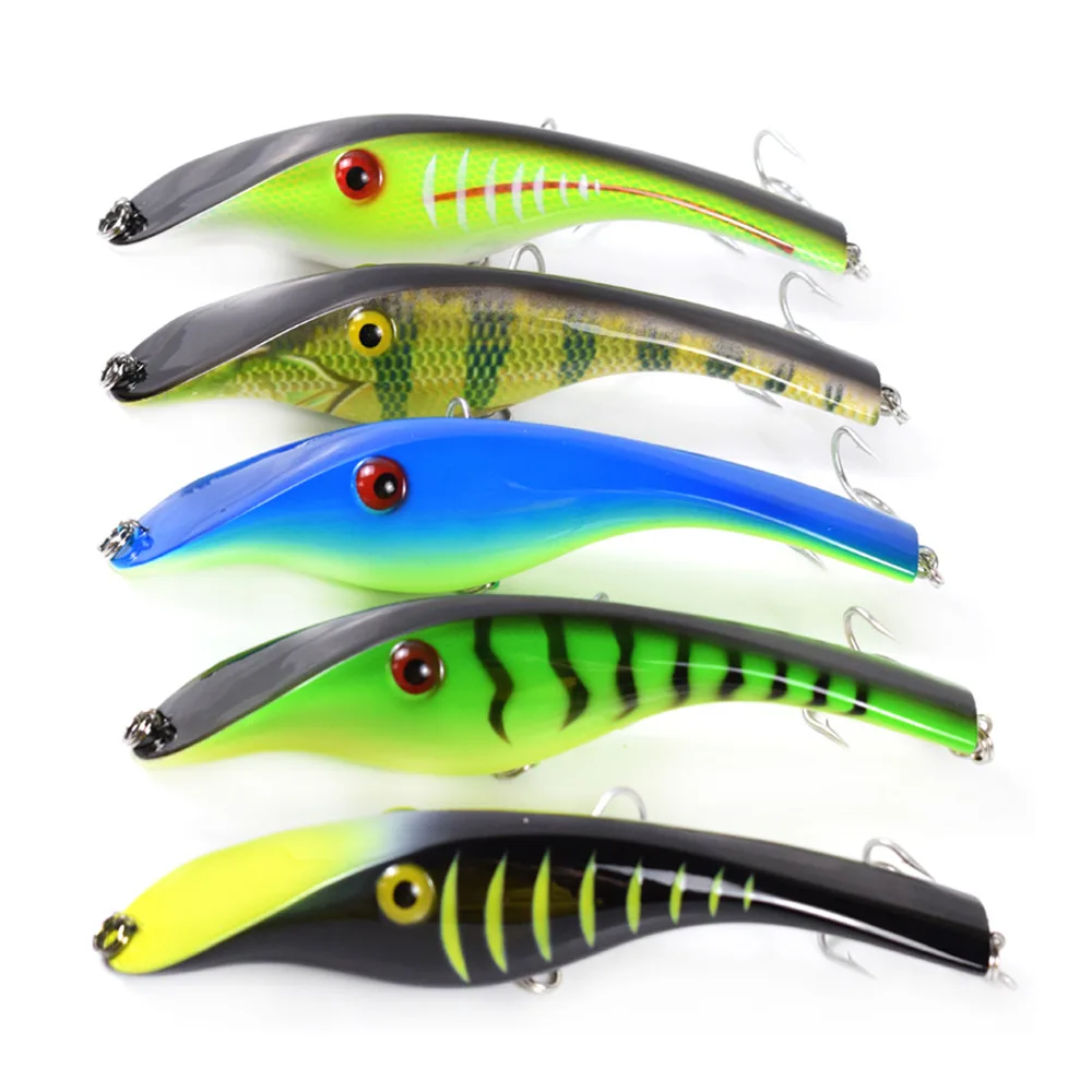 14CM 43G Slow Sinking Jerkbait Hard Artifical Lures Pike Bait Jerk Wobblers  Fishing Tackle