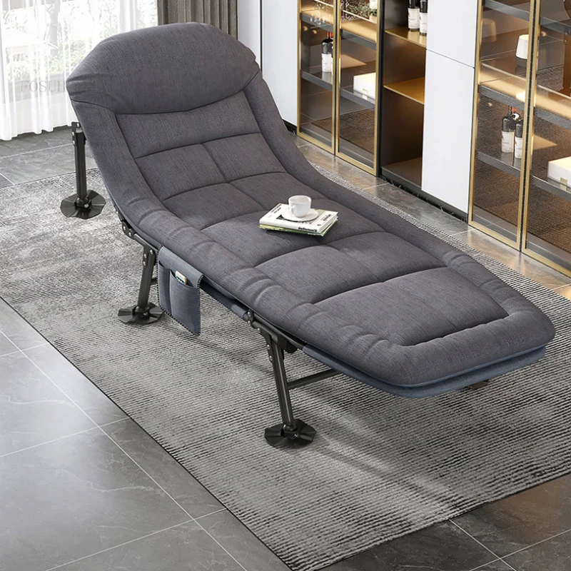 Outdoor Courtyard Single Folding Beds Household Office Lunch Break