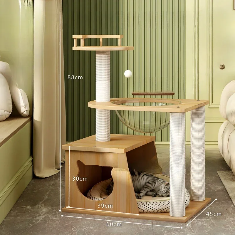 

Toy Climbing Scratchers Tree Stuff Interactive Home Shelf Scratchers Habitats Furniture Gimnasio Para Gato Cat Supplies RR50FS