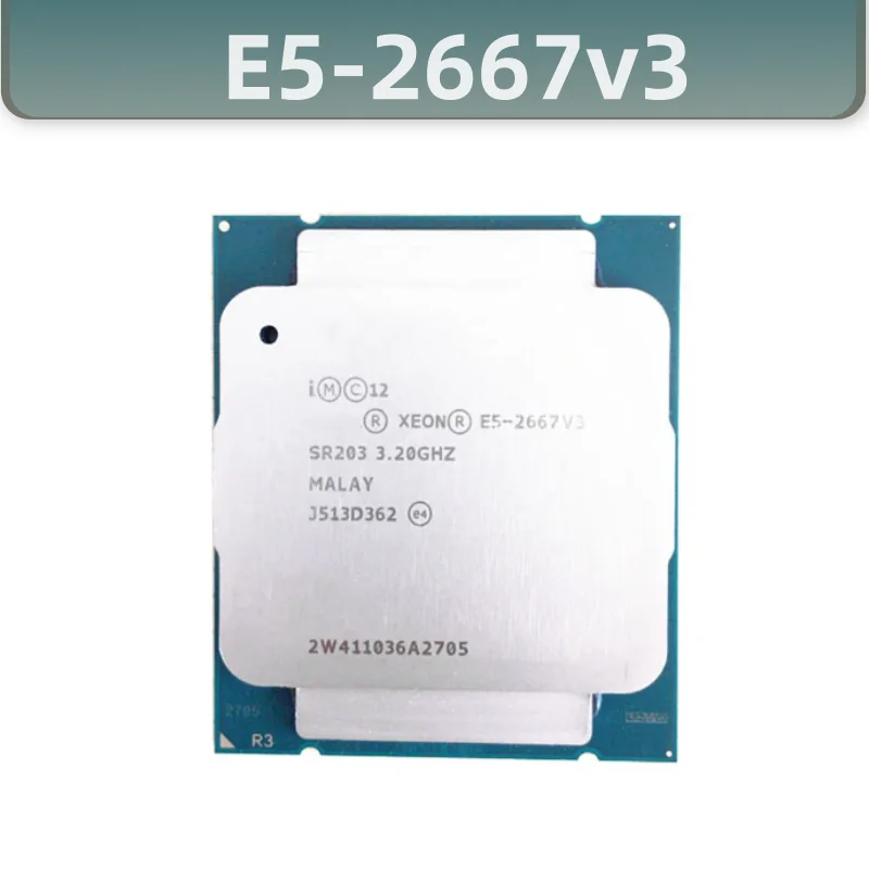 Intel Xeon E5-2667 V3 Processor - 8 Cores, 3.2GHz, SR203 (Used, Tested)