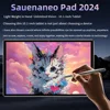 Sauenaneo 2024 New Original 10.1-inch Android Tablet 4GB RAM 64 ROM Supports 3G Call 5GWIFI Portable PC Tablet 5000mAh Android11 4