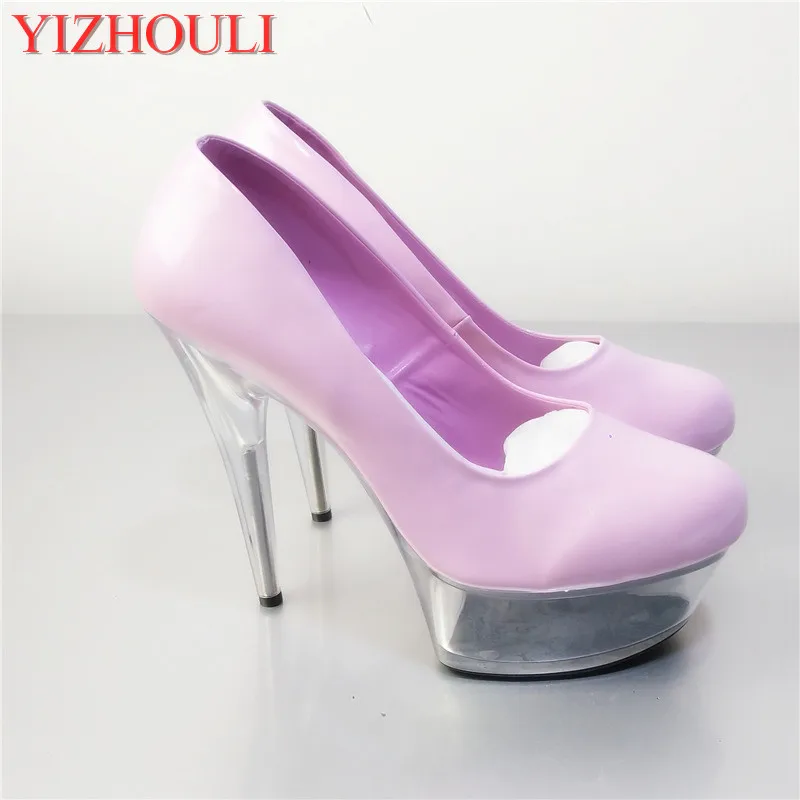 

Club banquet 15 cm big star high heel, pole dancing shoes, single crystal platform, custom made all kinds of colors dance shoes