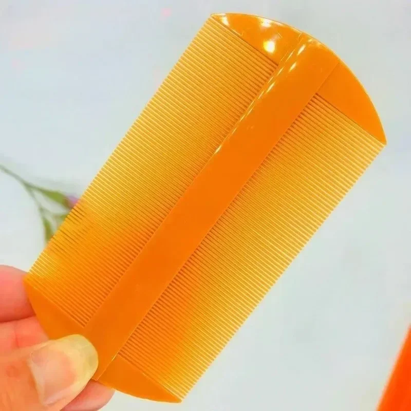 2Pcs Head Lice Comb Protable Fine Tooth Heads Lice Flea Nit Hair Combs Double Side Comb Sided Hair Combs for Kids Children