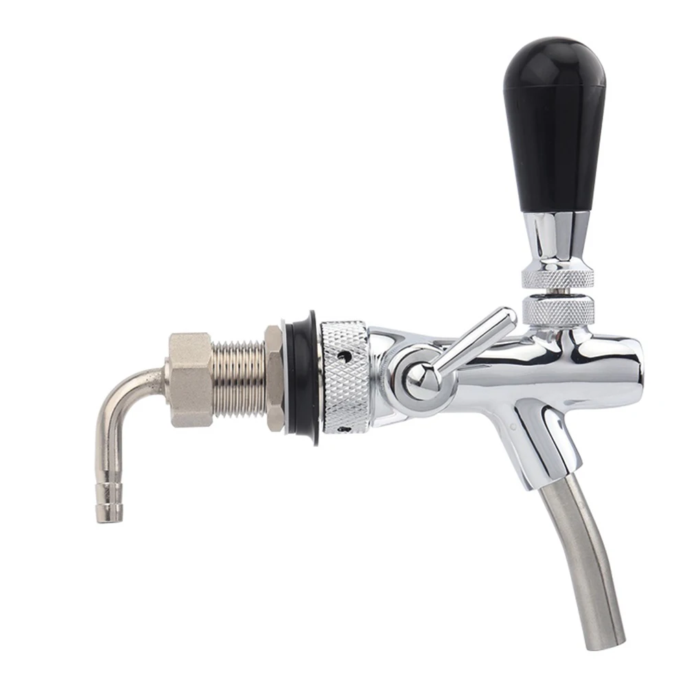 

Draft Beer 304 Faucet For Standard Knurled Beer Threads 1-1/8\\\"-18 Thread Durable High Quality Stainless Steel