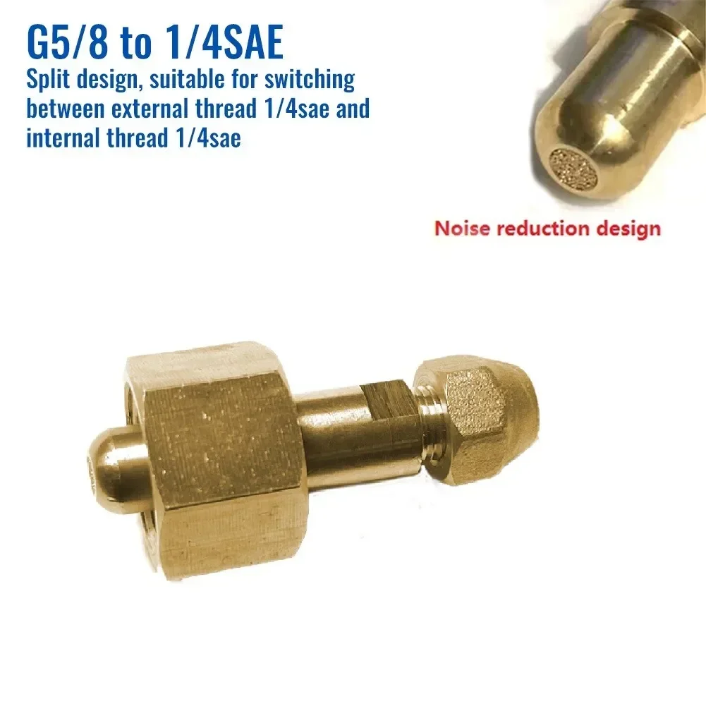 1Set Car Bottle Adapter On 1/4" SAE Thread Male 1/4 SAE Use Car Conditioner For R134A W21.8 To 1/4 High Quality