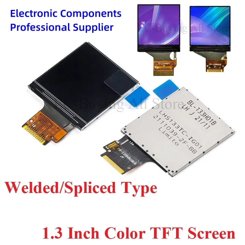 Round TFT LCD 1.28 Inch Module 240x240 IPS Display With GC9A01 Driver