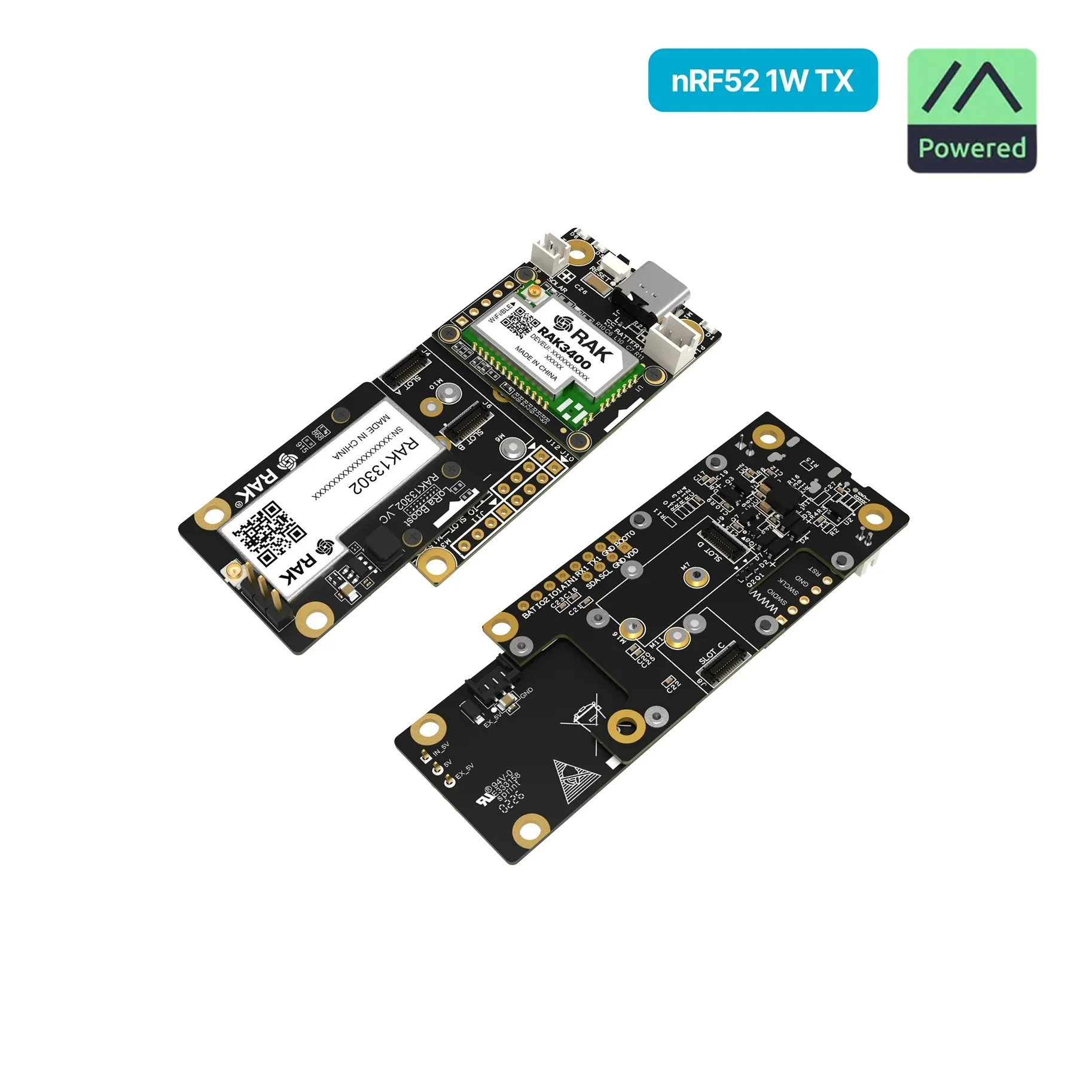 WisMesh 1W Booster Starter Kit High-power Meshtastic solution with nRF52840, SX1