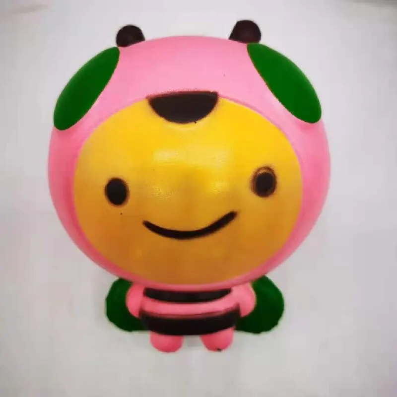 

Squishy Cartoon Toys for Children Slow-rebound Simulation of Small Bee Animal Toys PU Foam Release Release Kneading Device