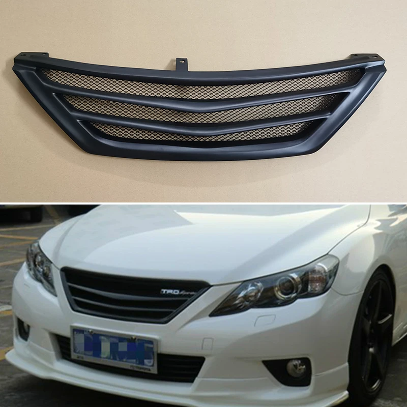 

For Toyota Mark X 2010 2011 2012 Year Racing Grille Matte Black Grill Body Kit Accessories