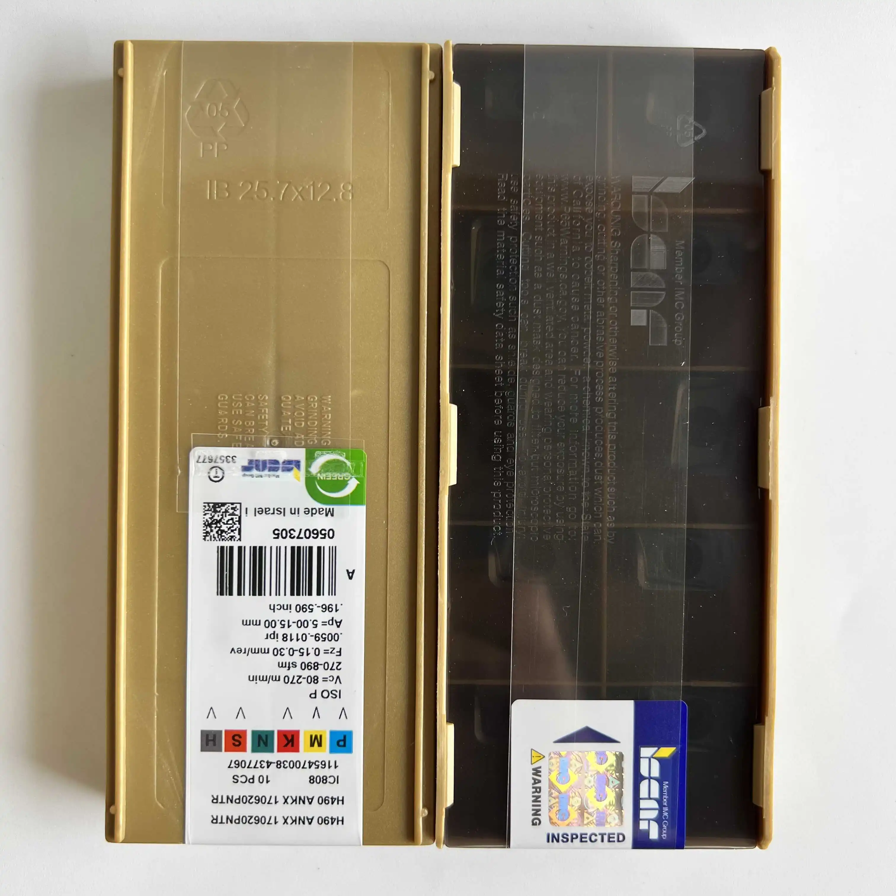 

H490ANKX170620PNTR IC808 / Carbide Blades 10 Pieces