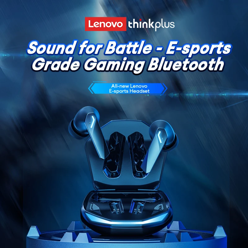 Genuine Lenovo GM2 Pro Bluetooth Earphones Gaming Low Latency In-Ear Wireless Headphones Dual Mode Music Sport Earbuds Headsets — view 2