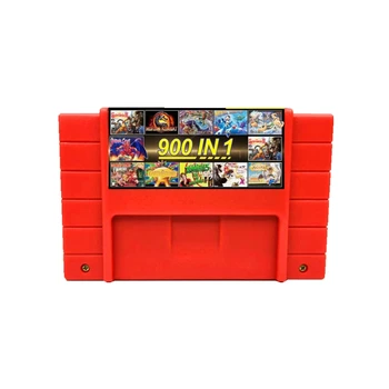 Fai da te 900 in 1 Super Multi Games Retro Scheda di gioco a 16 bit per console per videogiochi SNES Cartuccia versione USA shell