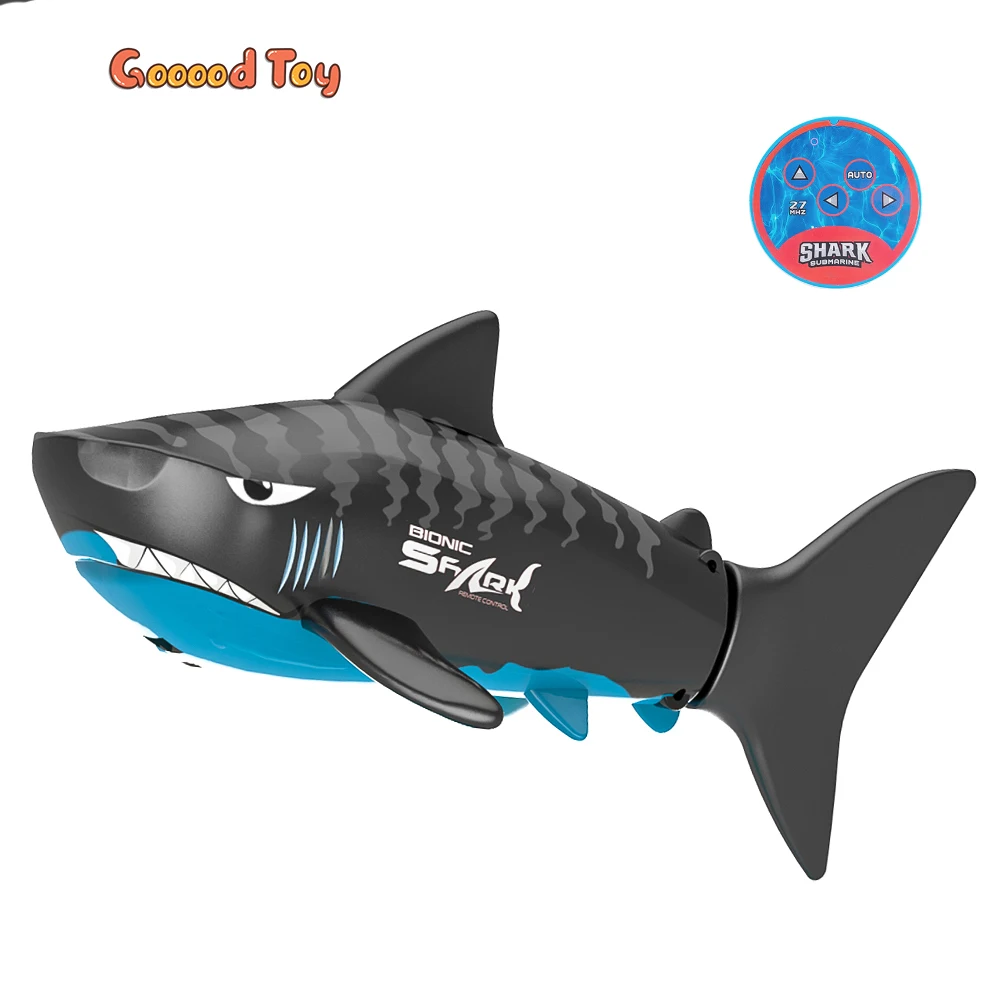 Rc Robot Shark Radio Controlled Boat Fish Electric Bionic Shark Fish Per Piscina Lake Water Toys Giocattoli Per Bambini Regalo Per Ragazzi