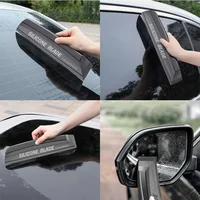 Soft Silicone Handy Squeegee Non-Scratch Car Wrap Tools Water Window Wiper Drying Blade Clean Scraping Film Scraper Accessories 2