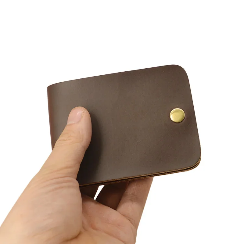 Handmade Personalized Credit Card Holders Leather Credit Card Holder Man Business Cardholder Wallet Porte Carte Case Protect