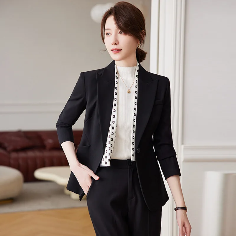 

Suit Women's Summer Thin Short Sleeve High-End Temperament Goddess Temperament Interview Formal Wear Workplace Suit Skirt