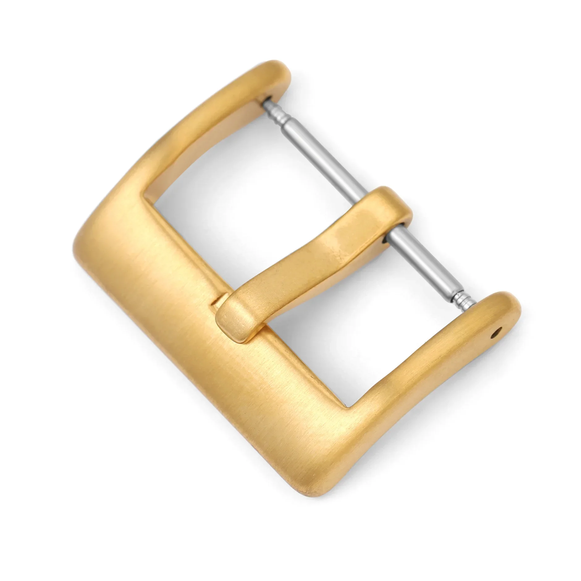 Multi-Size Stainless Steel Watch Buckle - Matte & Polished Finish in Black, Gold, Silver, Rose Gold