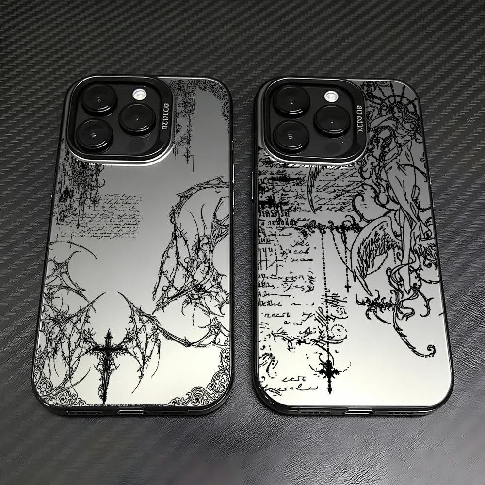 Gothic Cross Mark Dark Phone Case Cover