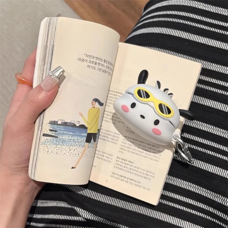 【未使用】Galaxy Buds2 ホワイト　ポチャッコケース付き Miniso ポチャッコ イヤホンケース Samsung Galaxy Buds Fe