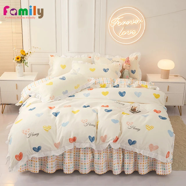 Bedding Set Bed Linen 2 Bedrooms Duvet Cover Bedspread on The Bed Sheet  Quilt Cover 220x240 Cover 160x200 for King Bed Anime - AliExpress