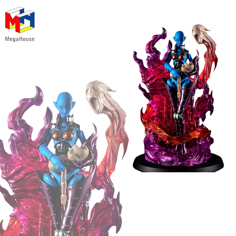 

In Stock MegaHouse Yu Gi Oh Duel Monsters Dark Necrofear Original Anime Figure Model Doll Action Figures Collection Toys for Boy