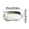 Stainless Steel Kidney Shaped Sterilized Tray Jar Container Bottle Dental Surgical Articles Cosmetic Container Tray 4