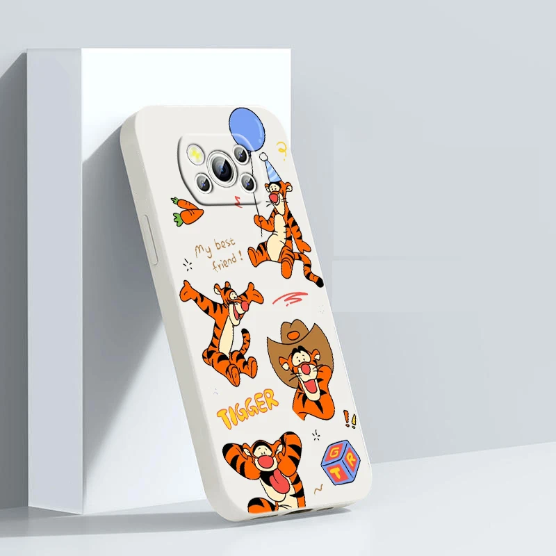 

Disney Cute Pooh Bear For POCO M5S M4 M3 C55 C50 C40 C3 X5 X4 X3 X2 F5 F4 F3 Pro GT NFC Liquid Rope Phone Case
