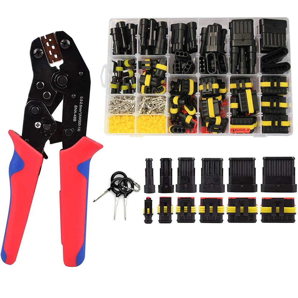708 Pcs Connecteur Automobile Avec Pince Sertir, Connecteurs