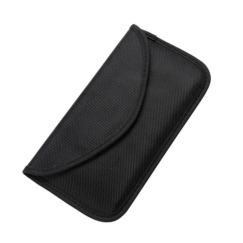 RFID Blocking Car Key Fob Protector Anti-Theft Signal Shielding Pouch for 6.5 Inch Smartphones Oxford Fabric Case