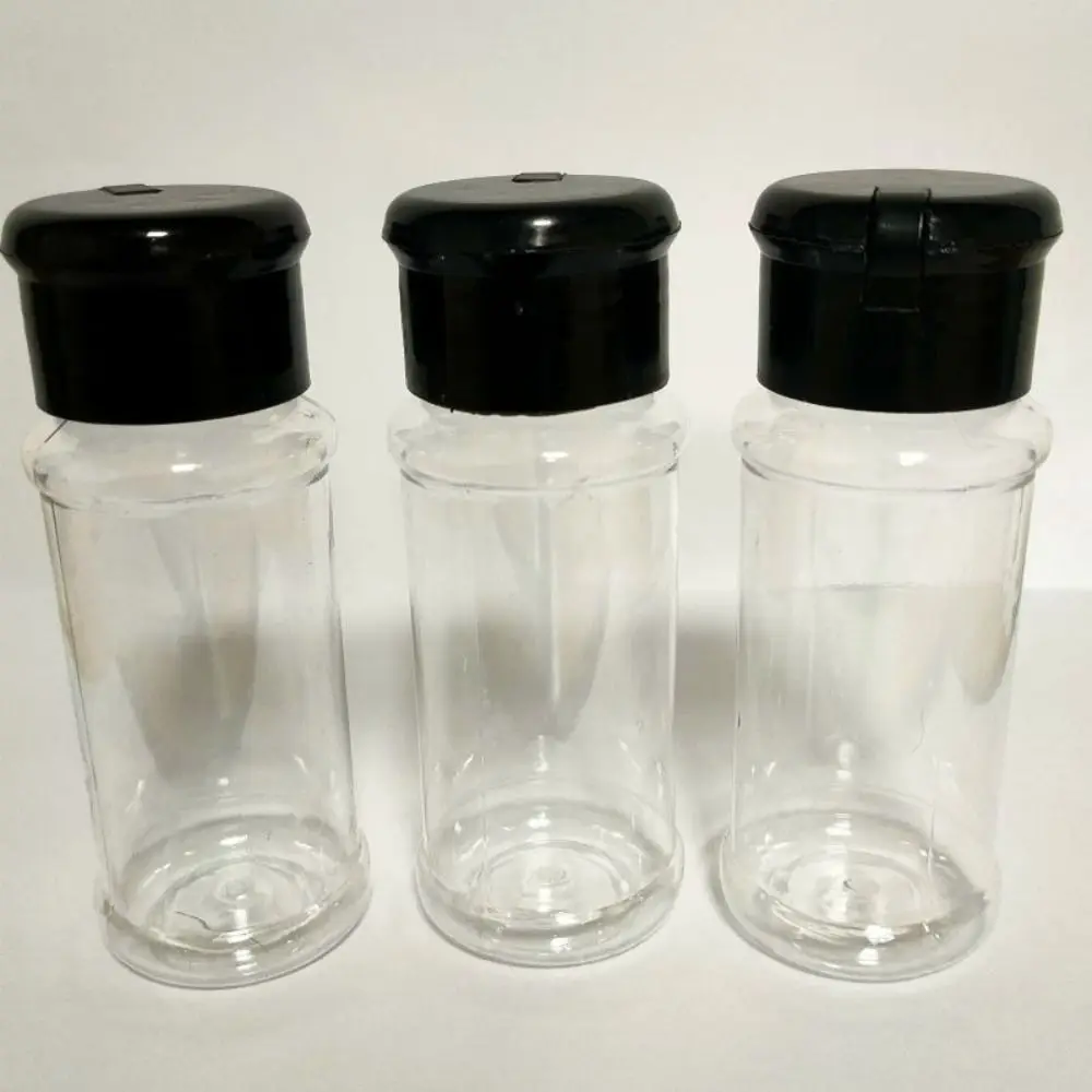 1Pcs 100ml Portable Condiment Bottle Universal Camping Plastic Seasoning Jar Salt Spice Pepper Shakers Kitchen 4