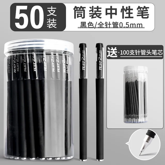 Blk-50pcs 100 refill