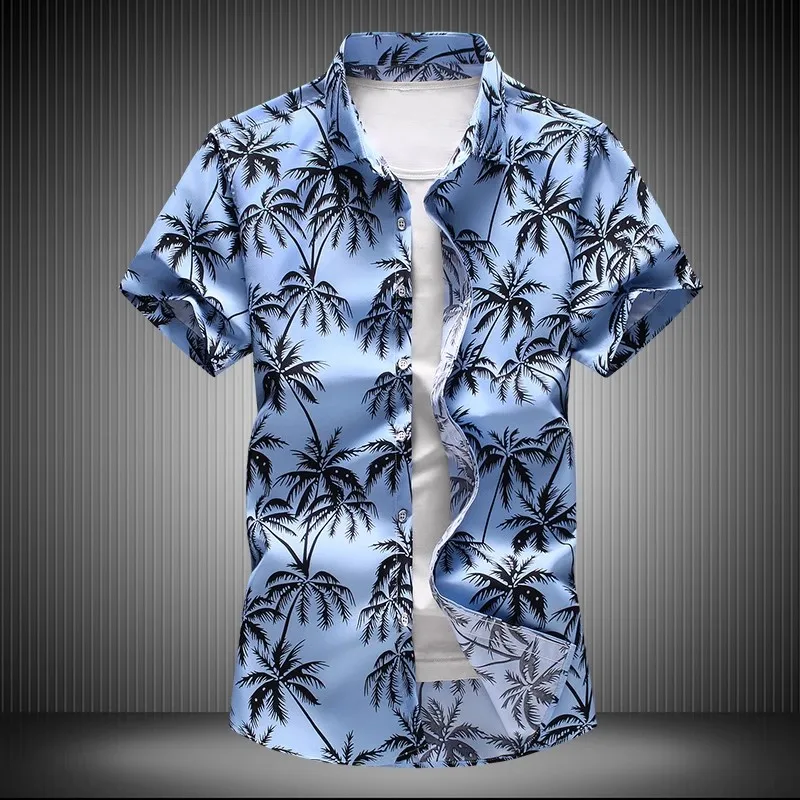 Summer Short Sleeve Hawaiian Shirts 2