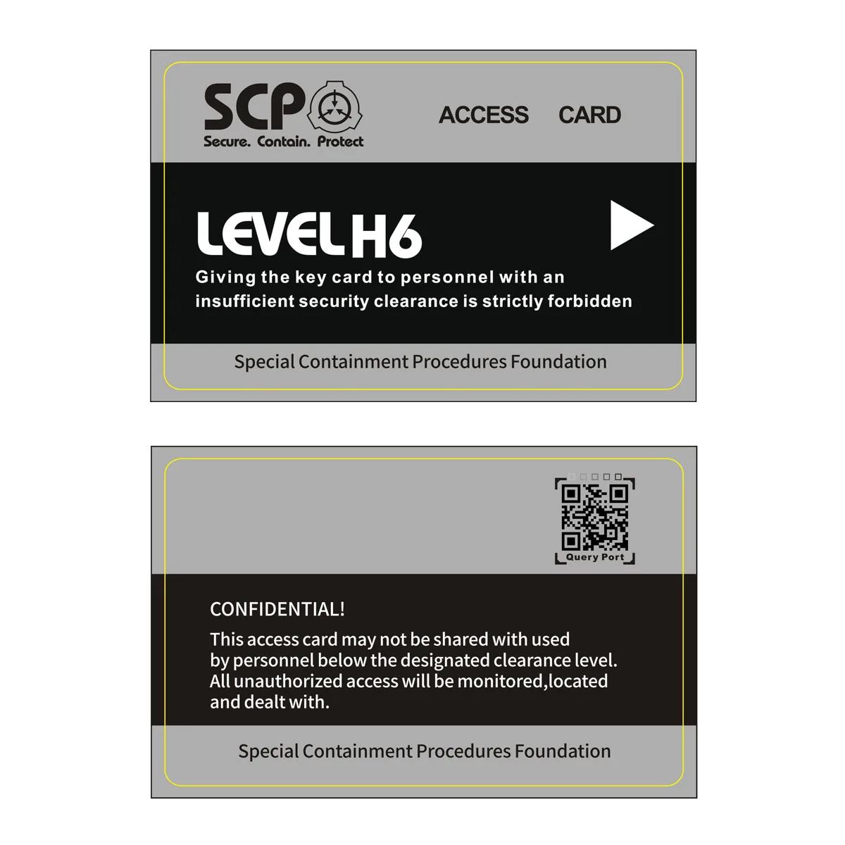 SCP Foundation Secure Access ID Cards Containment Breach 