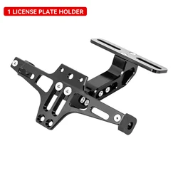 Universal Motorcycle License Plate Bracket and Tail Tidy Holder (Only plate holder)