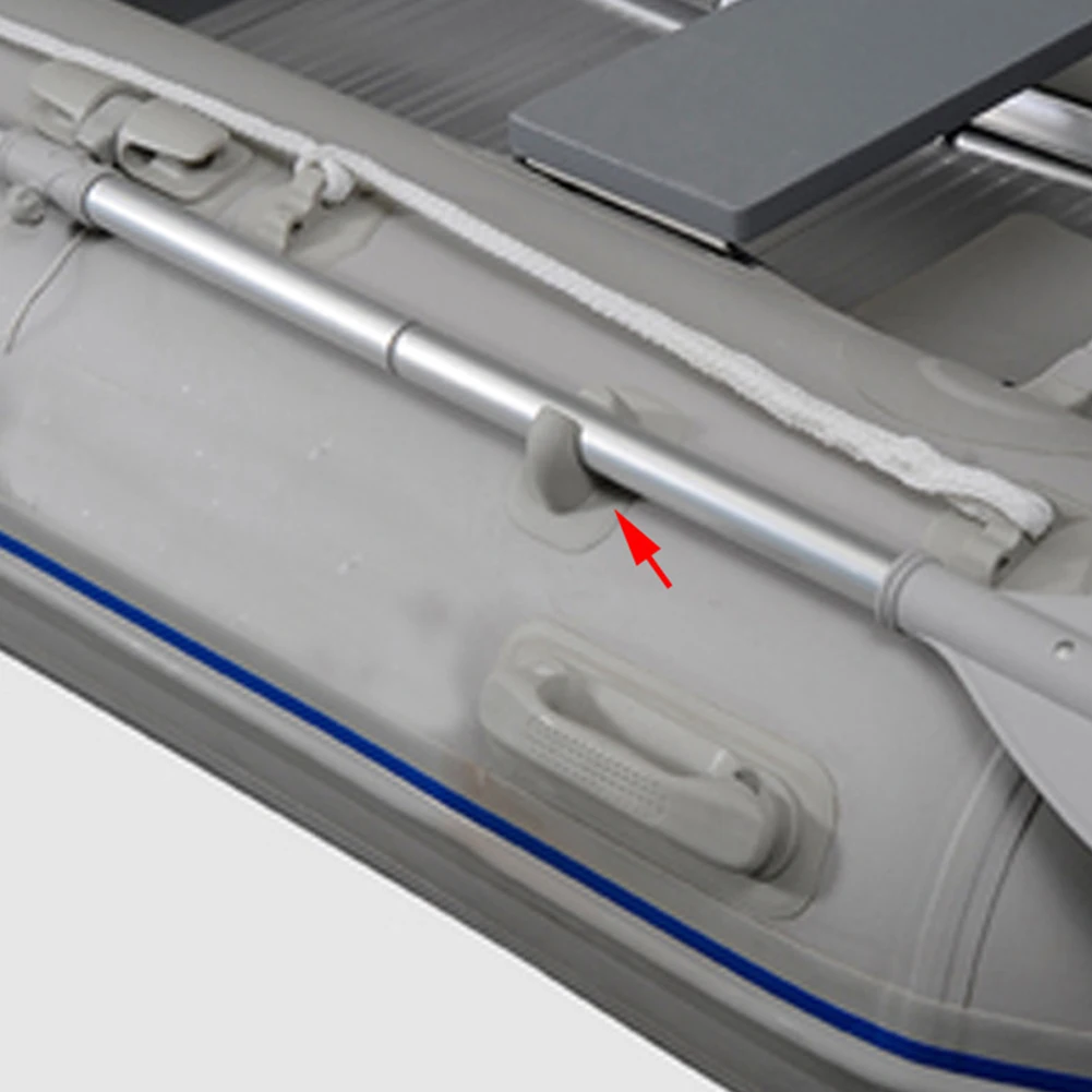 Aufblasbarer Bootspaddelhalter, Bootszubehör, Schwarz-Grau, Aufblasbare Bootsklammern, Einfache Montage – Detail 4