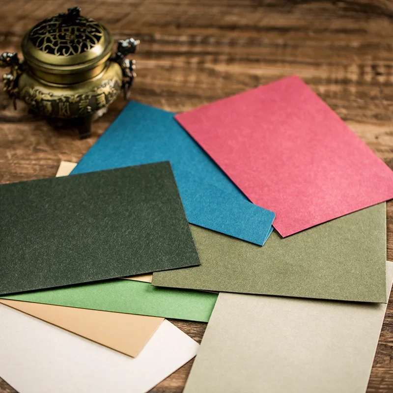 Envelope 23x16.2cm small business supplies 200g paper kraft postcard message packaging invitation wedding stationery kraft paper envelopes 30pcs