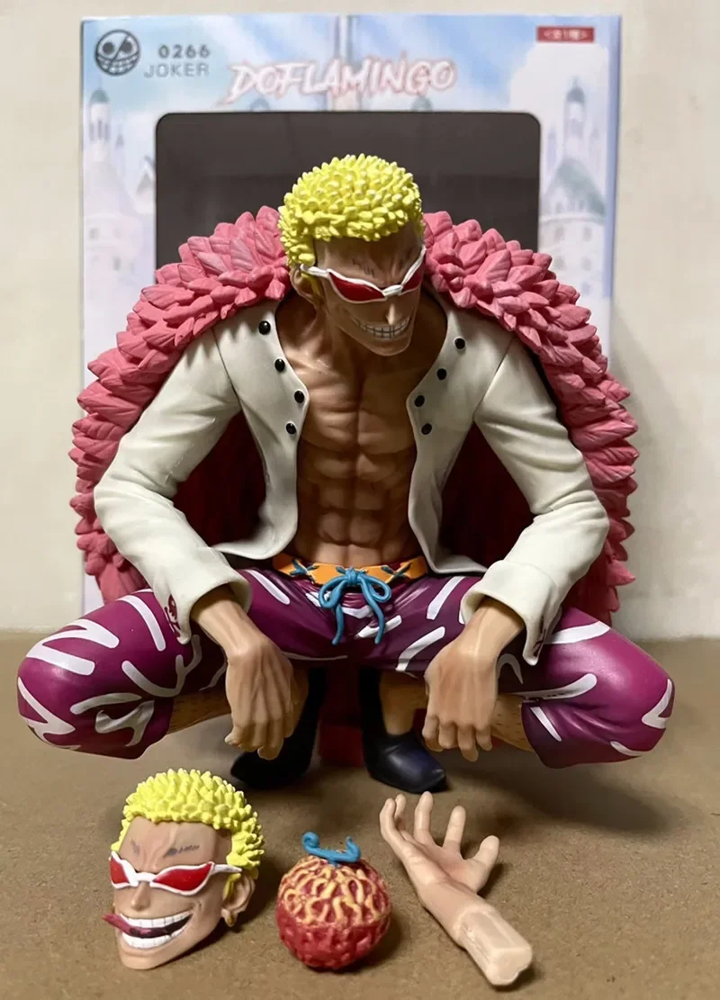 

Аниме One Piece Donquixote Doflamingo Oka, фигурка, шишибукай, настольное украшение, ПВХ фигурка, Коллекционная модель