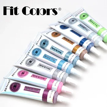 Heallor 9 Color Glitter Sequin Gel Lip Eye Face Multifunctional Liquid Eye Shadow Long Lasting Waterproof Cream Eyeshadow Enhanc - Thumbnail 3