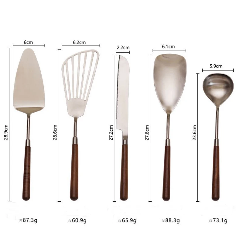 Kitchen Utensils 304 Stainless Steel Cooking Spoon