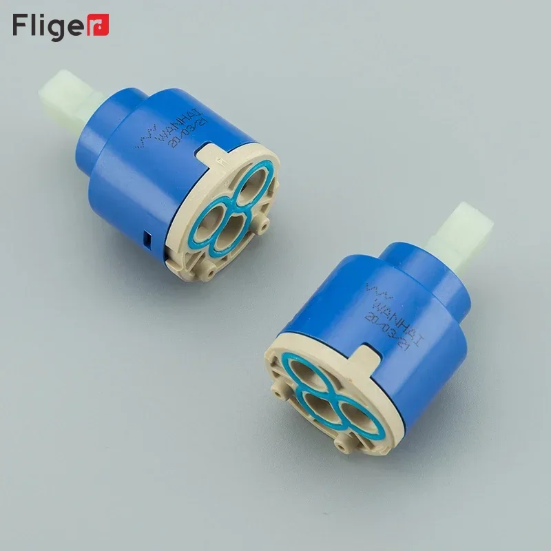 Watersaving Replacement Ceramic Spool Water Mixer Tap Faucet Cartridge 1PC Kitchen Bathroom Faucet Replace Mixing valve