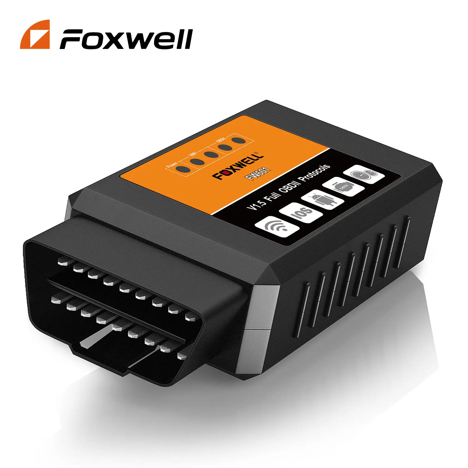Foxwell Fw601 Obd2 Wifi Bluetooth Elm327 V 1.5 Scanner Pic18F25K80 Per Android /Ios Odb2 Lettore Di Codici Obd2 Strumento Di Scansione Per Auto Elm327