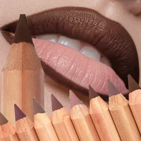 Matte 8-colors Lip Liner Pencil Lip Contour Lipstick Pen Nude Brown Lipstick Pencil Natural Lasting Waterproof Lipliner Makeup 1