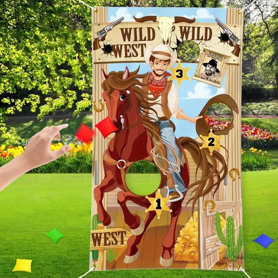 thumbnail image 2 of BESPORTBLE Western Throwing Party Game Toys For Teens And Boys And Girls No Sandbag Present Choice 2 of 10